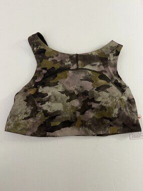 Lululemon Tough Train High-Neck Camo Sports Bra - NWT